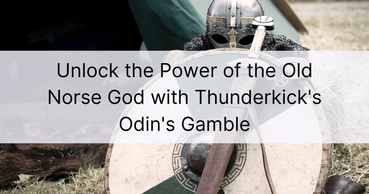 Oldja fel a rÃ©gi skandinÃ¡v isten erejÃ©t Thunderkick Odin's Gamble jÃ¡tÃ©kÃ¡val