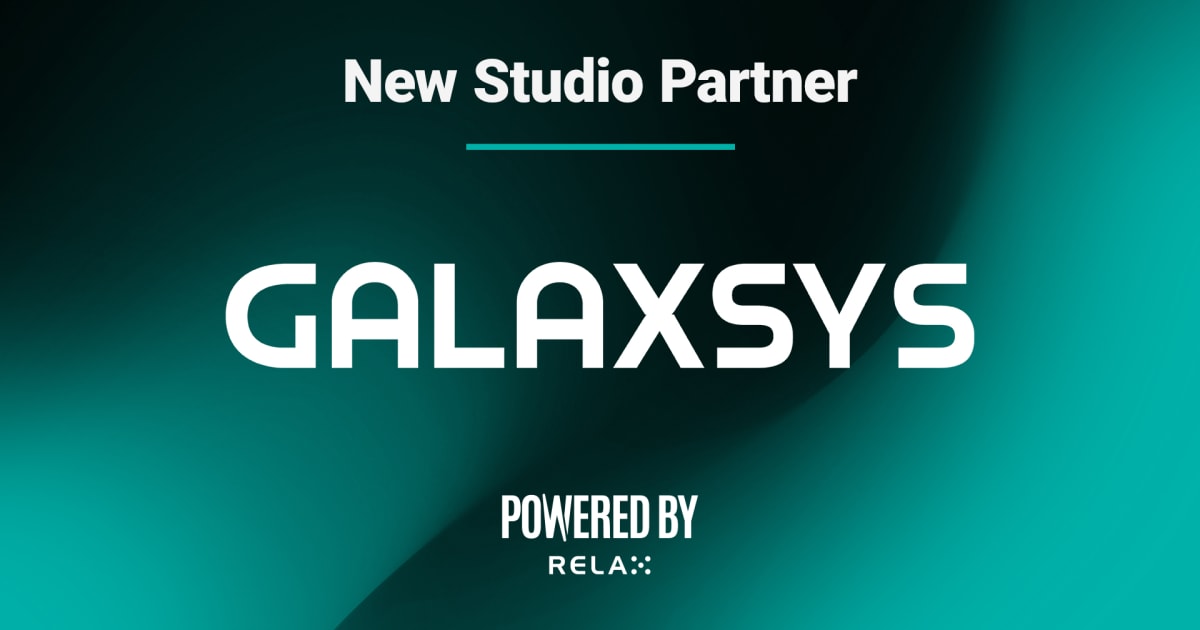 A Relax Gaming bemutatja a Galaxsys-t, mint „Powered-By” partnerét