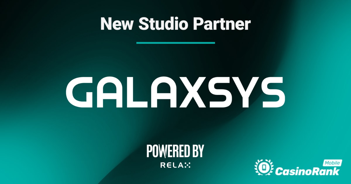 A Relax Gaming bemutatja a Galaxsys-t, mint „Powered-By” partnerét