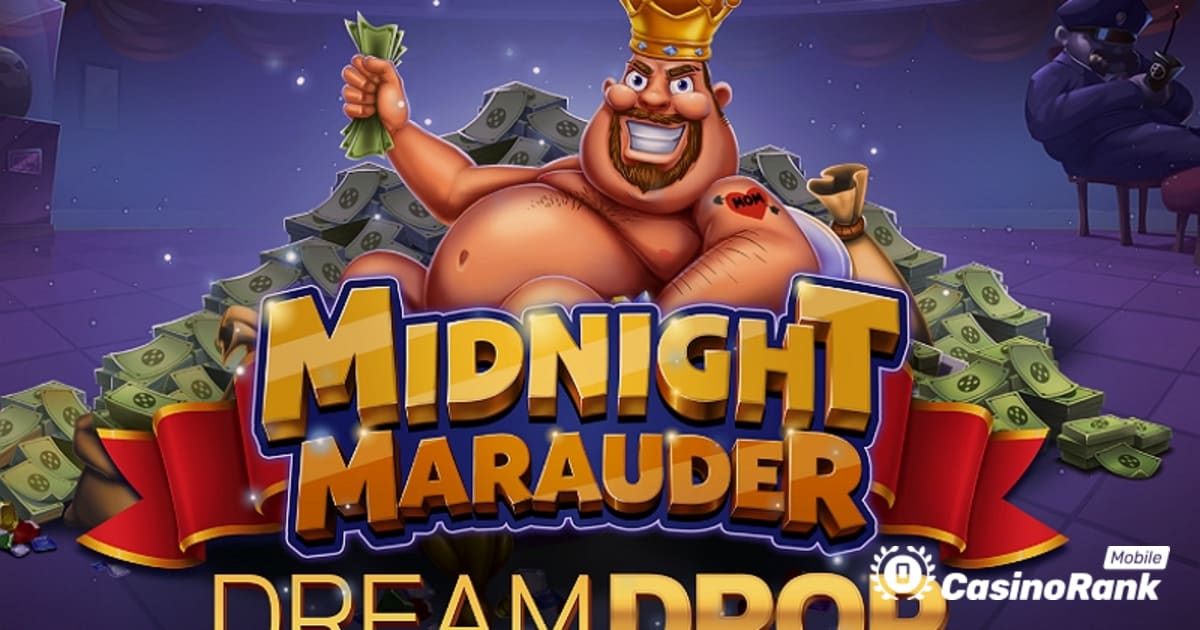 A Relax Gaming Dream Drop Jackpotot tartalmaz a Midnight Marauder nyerőgéppel