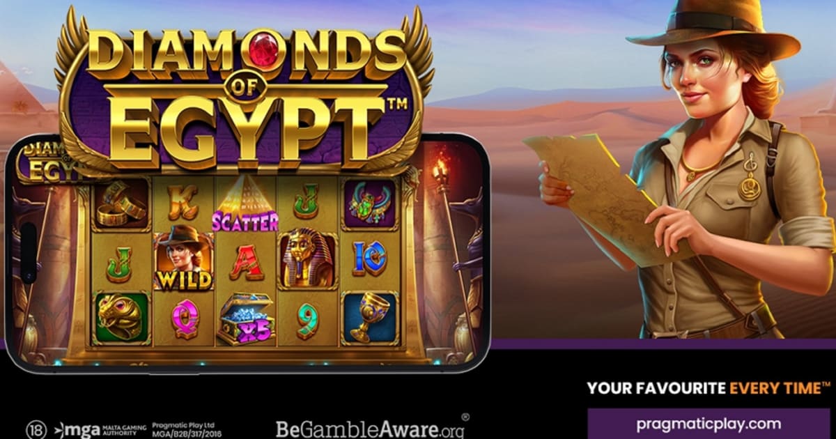 A Pragmatic Play elindítja a Diamonds of Egypt nyerőgépet 4 izgalmas jackpottal